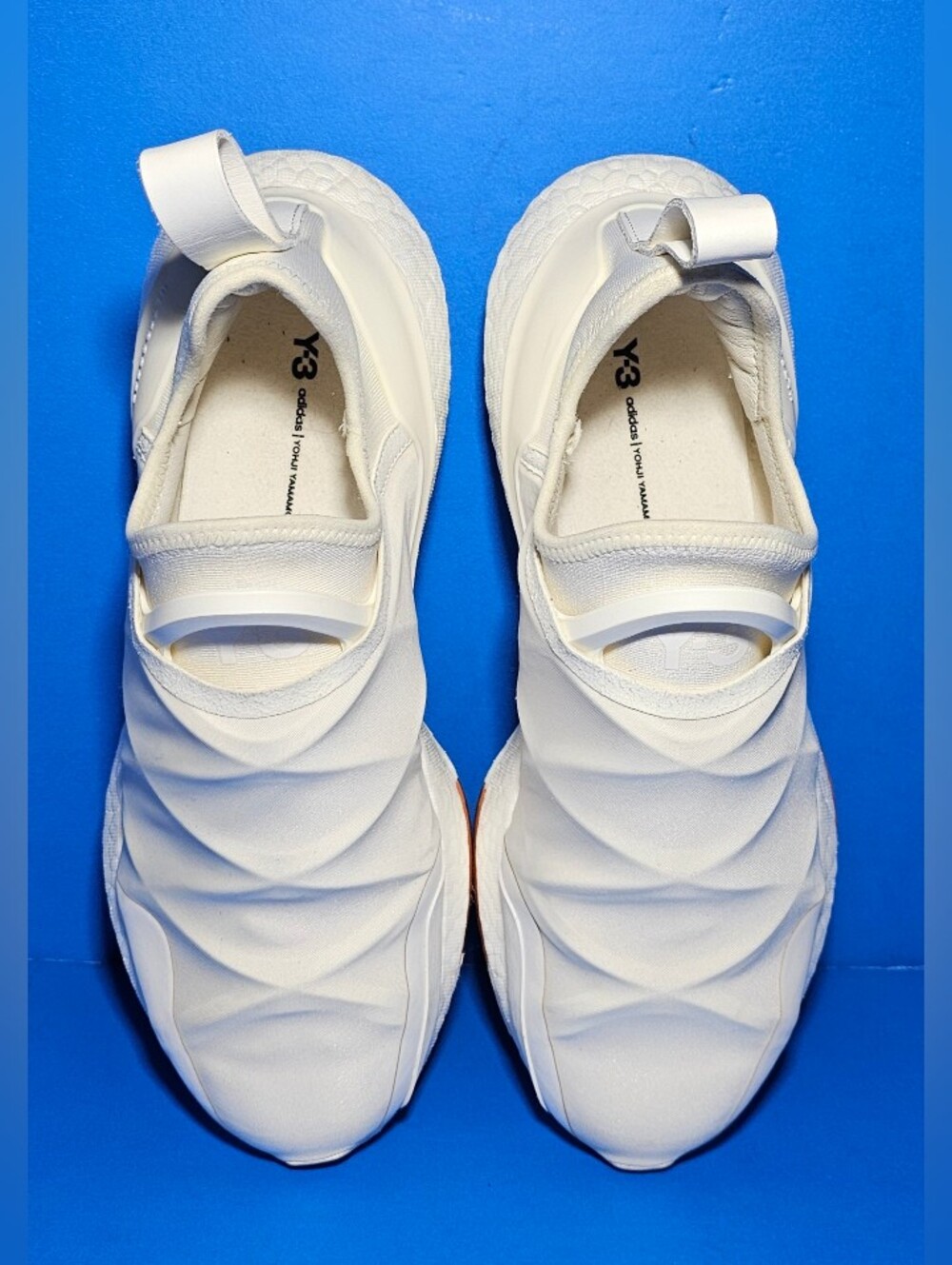 Adidas Y-3 UltraBoost 22 YOHJI YAMAMOTO Men's Triple White' Sneakers Size 9.5 US